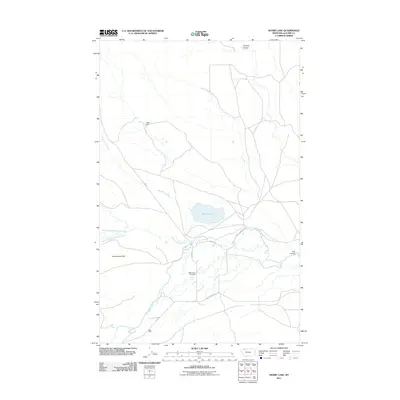 2011 Map of Sharp Lake, 2011 Print