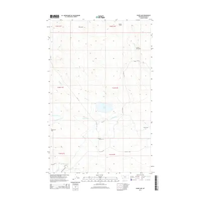 2014 Map of Sharp Lake, 2014 Print