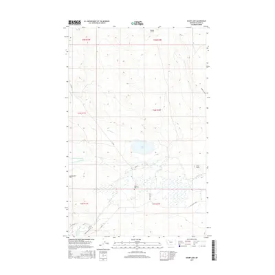 2017 Map of Sharp Lake, 2017 Print