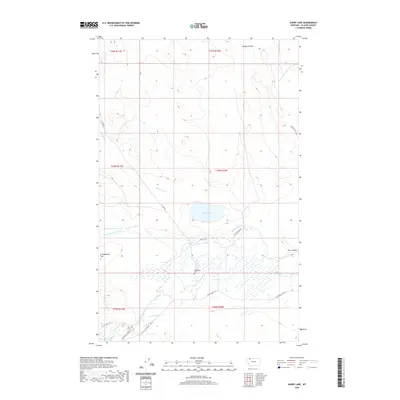 2020 Map of Sharp Lake, 2020 Print