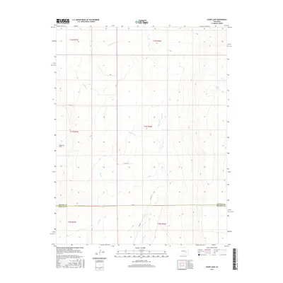 2016 Map of Sharp Lake, 2016 Print