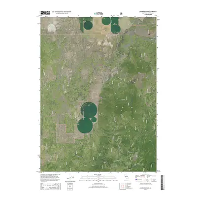 2015 Map of Sharp Mountain, 2015 Print