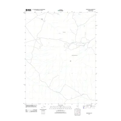 2012 Map of Sharp Peak, 2012 Print