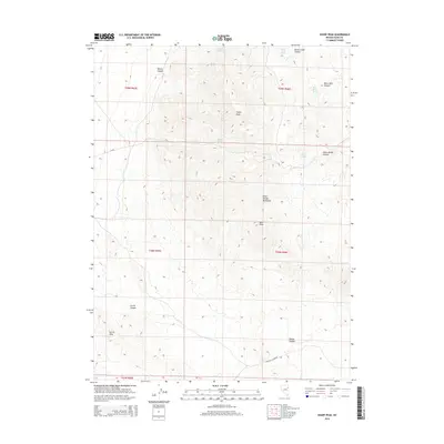 2014 Map of Sharp Peak, 2014 Print