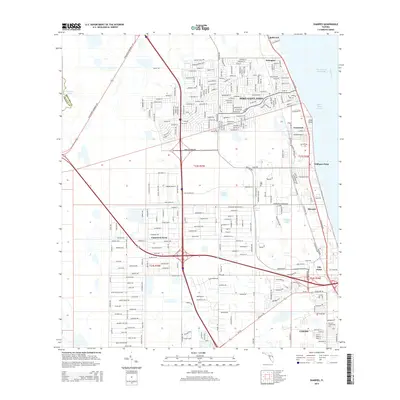 2015 Map of Sharpes, 2015 Print