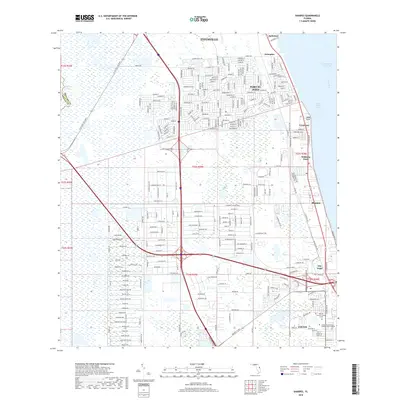 2018 Map of Sharpes, 2018 Print
