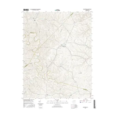 2016 Map of Sharpsburg, 2016 Print