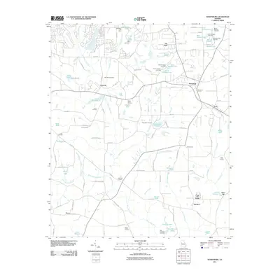 2011 Map of Sharpsburg, 2011 Print