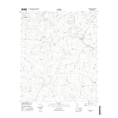 2017 Map of Sharpsburg, 2017 Print