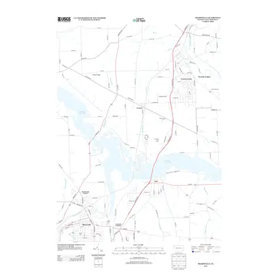 2013 Map of Sharpsville, 2013 Print