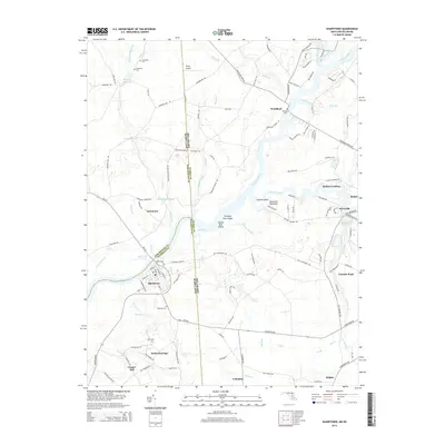 2014 Map of Sharptown, 2014 Print