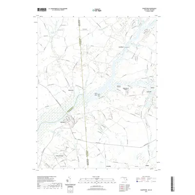 2019 Map of Sharptown, 2019 Print