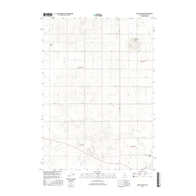 2017 Map of Shattuck Butte, 2017 Print