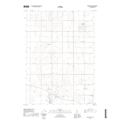 2020 Map of Shattuck Butte, 2020 Print