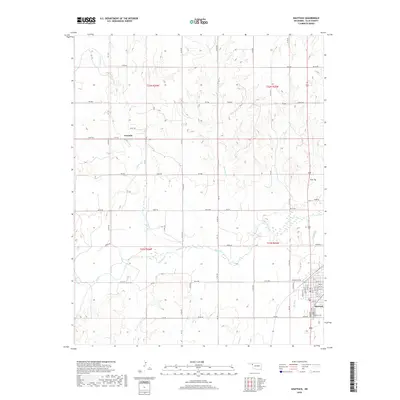 2018 Map of Shattuck, 2018 Print