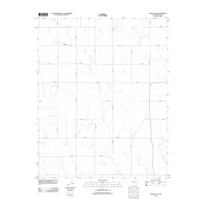 2012 Map of Shattuck NE, 2012 Print