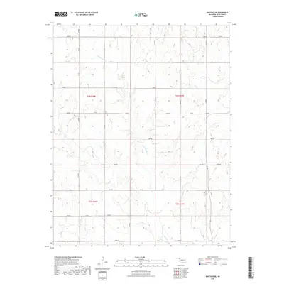 2018 Map of Shattuck NE, 2018 Print