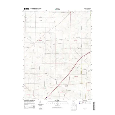 2013 Map of Shauck, 2013 Print