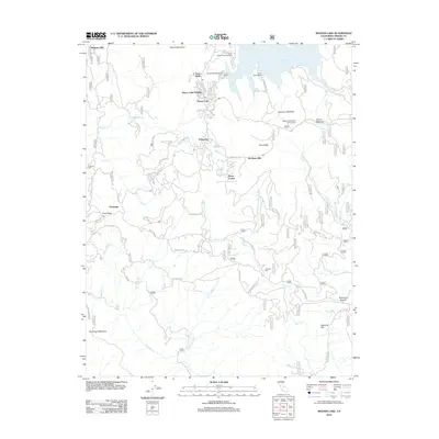 2012 Map of Shaver Lake, 2012 Print
