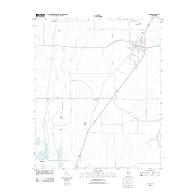 2012 Map of Shaw, 2012 Print