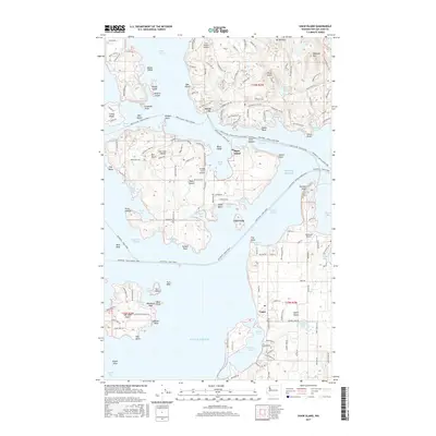 2017 Map of Shaw Island, 2017 Print
