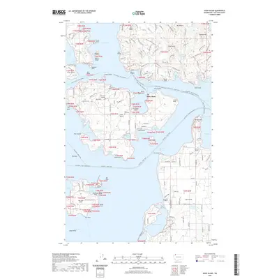2020 Map of Shaw Island, 2020 Print
