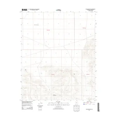 2013 Map of Shaw Mountain, 2013 Print