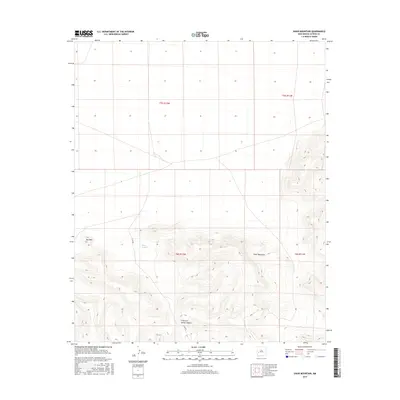 2017 Map of Shaw Mountain, 2017 Print