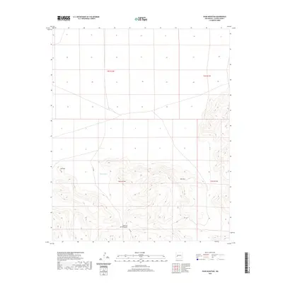 2020 Map of Shaw Mountain, 2020 Print