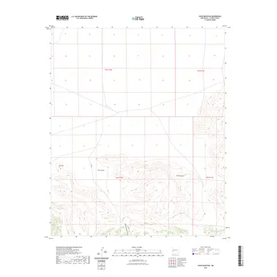 2023 Map of Shaw Mountain, 2023 Print