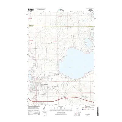 2016 Map of Shawano, 2016 Print