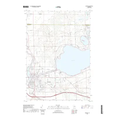 2018 Map of Shawano, 2018 Print