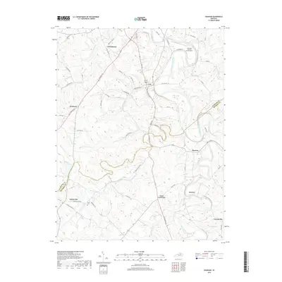 2019 Map of Shawhan, 2019 Print