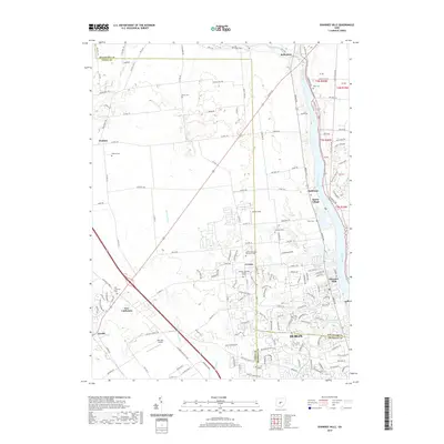 2019 Map of Shawnee Hills, 2019 Print