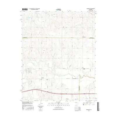 2016 Map of Shawnee NE, 2016 Print