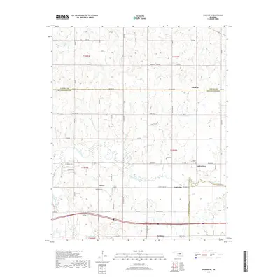 2018 Map of Shawnee NE, 2018 Print