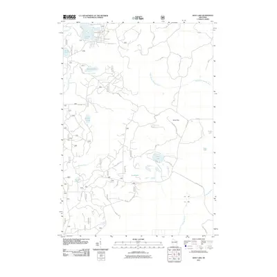 2011 Map of Shay Lake, 2011 Print