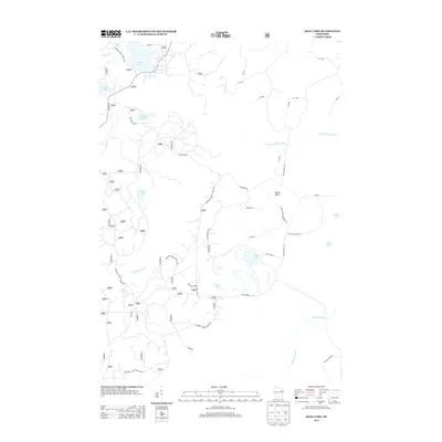 2013 Map of Shay Lake, 2013 Print
