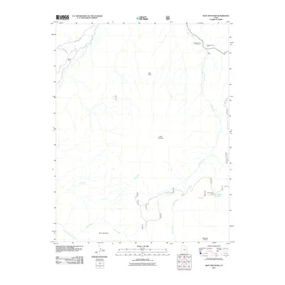 2011 Map of Shay Mountain, 2011 Print