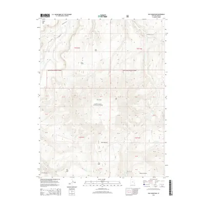 2014 Map of Shay Mountain, 2014 Print