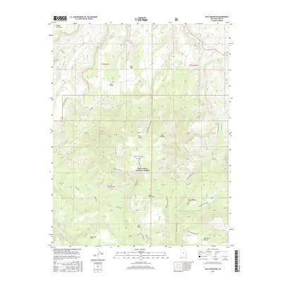 2017 Map of Shay Mountain, 2017 Print