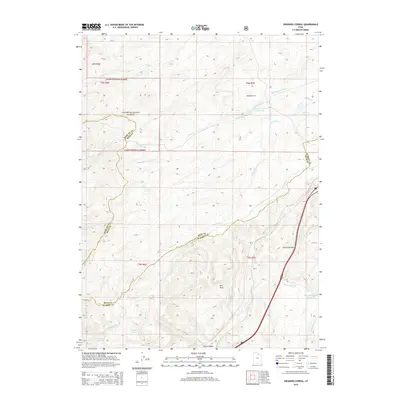 2014 Map of Shearing Corral, 2014 Print