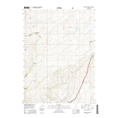 2017 Map of Shearing Corral, 2017 Print