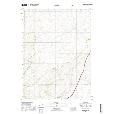 2020 Map of Shearing Corral, 2020 Print
