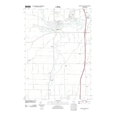 2010 Map of Sheboygan Falls, 2010 Print