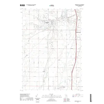2018 Map of Sheboygan Falls, 2018 Print