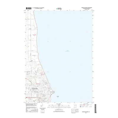 2016 Map of Sheboygan North, 2016 Print