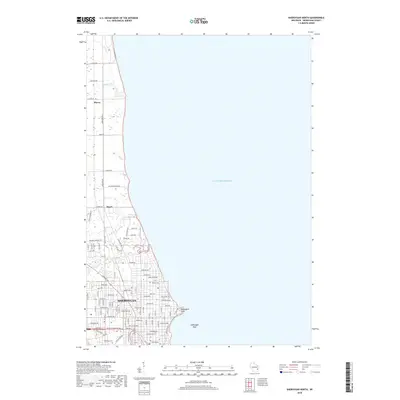 2018 Map of Sheboygan North, 2018 Print