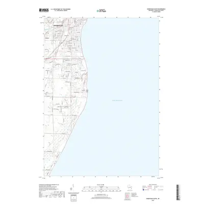 2018 Map of Sheboygan South, 2018 Print