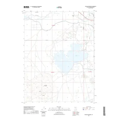 2018 Map of Sheckler Reservoir, 2018 Print